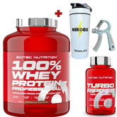 Scitec Nutrition 100% Whey Protein 2350 g +Turbo Ripper 120Kap. + Bonus NirooX Nutrition.